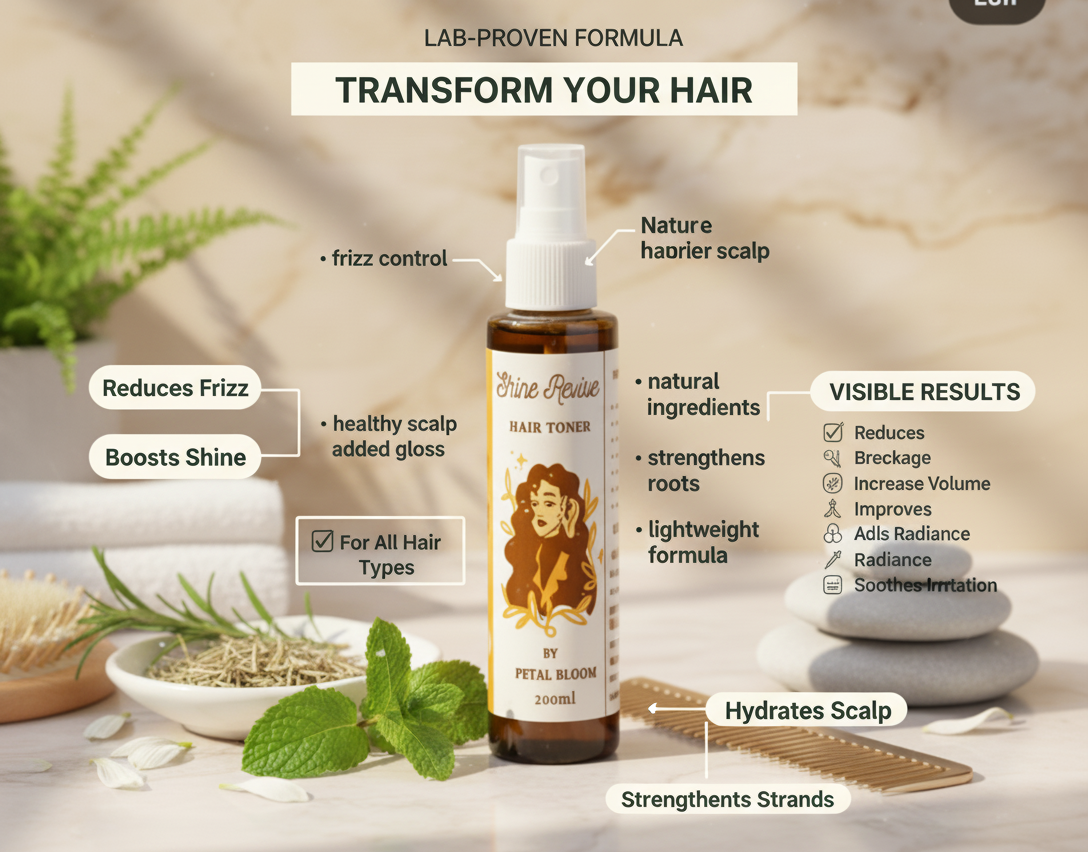 Shine Revive Hair Toner By Petal Bloom